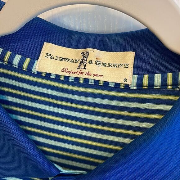 Fairway & Greene “Cuscowilla” Striped Polo - XL - Excellent Condition - Picture 3 of 8